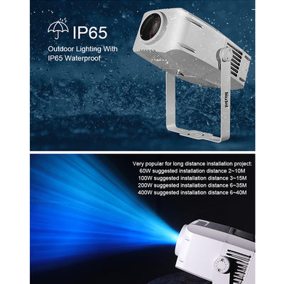100W εξωτερικό υδροφραγικό LED προβολέα νεροκύματα μπλε δυναμικό κύμα σκηνικό αποτέλεσμα Gobo Φως προβολής φώτα