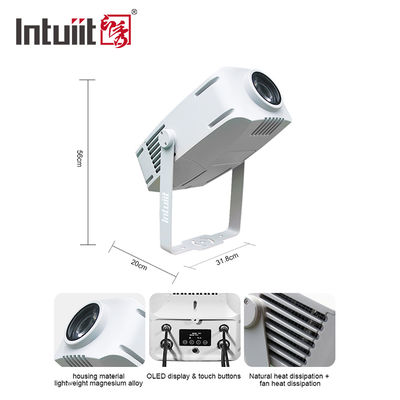 Εξωτερικός αδιάβροχος προβολέας LED Gobo 200W για εκδηλώσεις, πάρτι, προσαρμοσμένο φως λογοτύπου