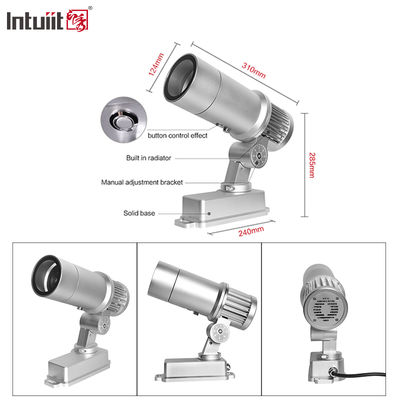 Προσαρμόσιμος προβολέας LED Gobo λογότυπου 60W Outdoor IP65 Περιστρεφόμενος Φως προβολής διαφήμισης για Restaurant Bar Street Shop