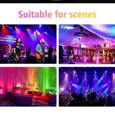 60x12W RGBW 4 σε 1 Led par light Dj stage wedding party dj disco led wash