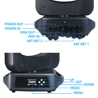 Εξωτερικά 100W Laser Beam Moving Head Light IP66 Φώτα για εκδήλωση