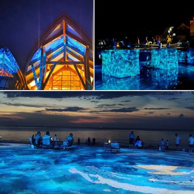 400w Led Εξωτερικός Προβολέας Ip65 Water Ripple Gobo Ocean Ripple Led Water Wave Light Effect Φώτα Σκηνής