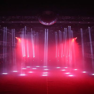 Φωτιστικό DJ Party 37*10W RGBW Quad 4 σε 1 LED Moving Head Wash Zoom