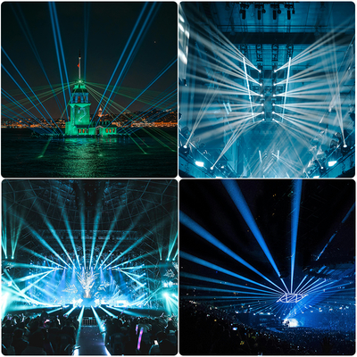 Νέο IP66 Αδιάβροχο 100w Laser Beam Moving Head Light Εξωτερικό εξοπλισμό φωτισμού σκηνής Dmx