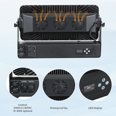 IP65 40x10W RGBW LED Φωτιστικό Σκηνής Πόλης Εξωτερικού Χώρου Προβολής Κτιρίων Φωτισμός Αρχιτεκτονικής