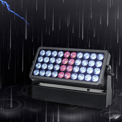 IP65 40x10W RGBW LED Φωτιστικό Σκηνής Πόλης Εξωτερικού Χώρου Προβολής Κτιρίων Φωτισμός Αρχιτεκτονικής