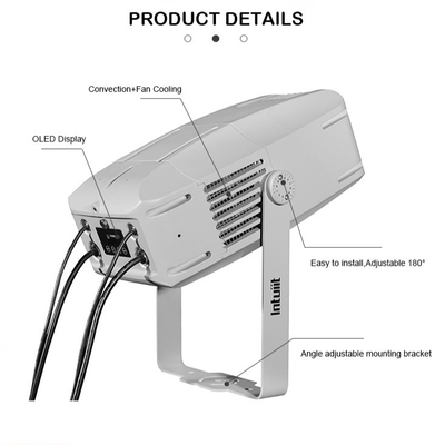 200W LED Εξωτερικός Προβολέας Gobo IP65 με Εφέ Κυματισμού Νερού, Φωτισμός Σκηνής με Εφέ Κυμάτων Νερού LED