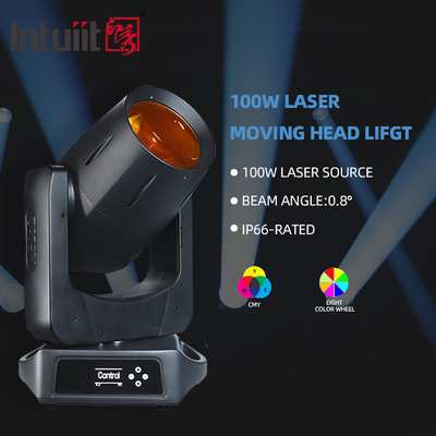 100W CMY Laser Beam Head Stage Light Κινούμενο κεφαλικό φως IP66 Αδιάβροχο