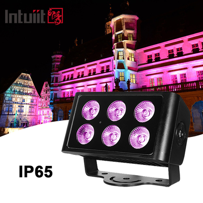 6x5W RGB RGBW Εξωτερικό φως LED πλυντηρίου τοίχων Φως IP65 Φωτοφωτοφωτοφωτοφωτο
