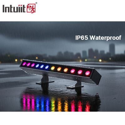 IP65 Ηλεκτρική μπαταρία Led Wall Washer 12pcsx2W Rgbw 4in1 Led bar Light για εξωτερικούς χώρους