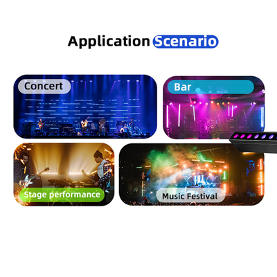 Φωτισμός σκηνής LED 24*2W DMX512 RGBW Led Light Bars Γραμμικό Disco Stage Club Γάμος Φωνητικά Ενεργοποιημένο Led Wall Washer Light