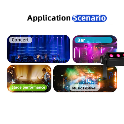 IP20 Led Up Φώτα Ηλεκτρική ρεύμα Ηλεκτρική ρεύμα LED Wall Wash 12x2w RGBW 4in1 Stage Bar Light Φωτισμός ελέγχου ήχου