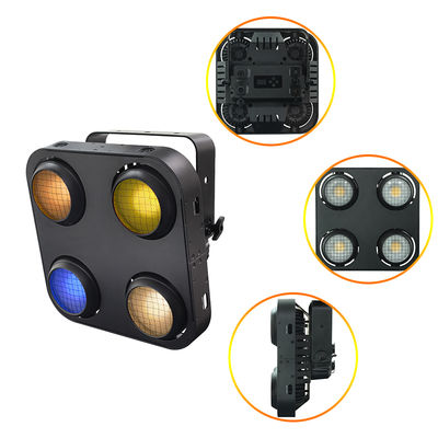 Φωτισμός σκηνής 4x90W RGB Θερμό λευκό κεχριμπάρι Σκηνή Blinder Strobe DMX512 Pixel Control Σκηνή φώτα για το γεγονός του πάρτι