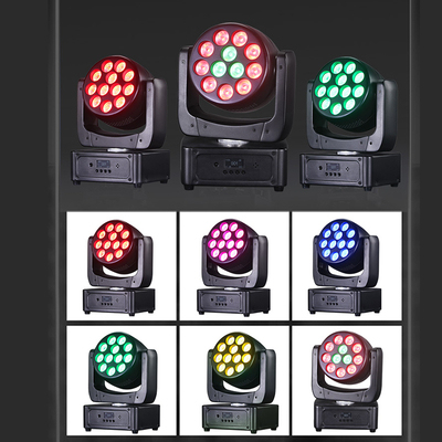 Φώτα Κινούμενης Κεφαλής 12*8W LED Φώτα Σκηνής RGBW DJ Φωτισμός DMX 512 Ενεργοποίηση Ήχου για Εκδηλώσεις, Πάρτι, Γάμους, Εκκλησία, Ζωντανή Μουσική