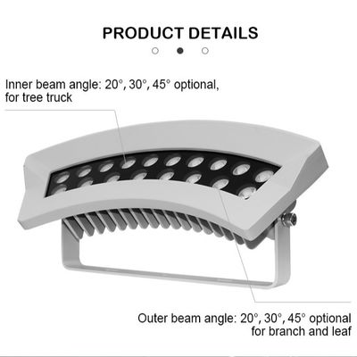 36W LED φωτισμός πλημμύρας με αλλαγή χρώματος για εξωτερικό φωτισμό δέντρων IP65 Αλουμινίου σώμα λάμπα AC τροφοδοσία