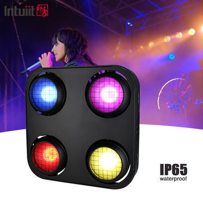 4X90W 4 Eye Led Cob Blinder Light Amber Warm White 2In1 Ip65 Πυρόστακτο φως σκηνής με LED