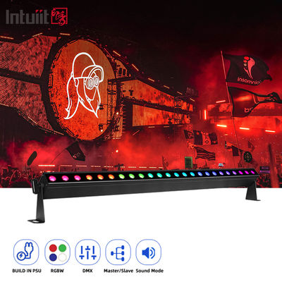 Φωτοβάρα για σκηνικό πλυντήριο DMX 24*2W RGBW 4IN1 24 LED DJ φώτα 9° Γωνία δέσμης πλυντήριο τοίχου Strip Light Bar για γάμο Εκκλησία DJ Gig ζωντανές εκδηλώσεις