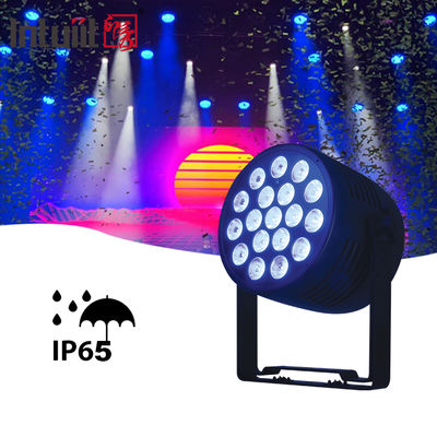 Φώτα LED Par εξωτερικού χώρου IP65 - 18x20W RGBWA UV 6 σε 1 Αδιάβροχο φως σκηνής DJ με ενεργοποίηση ήχου, αυτόματο RDM Support & DMX Control Uplights για γάμο, γενέθλια, μουσική, φώτα, εκδηλώσεις, φωτισμός σκηνής
