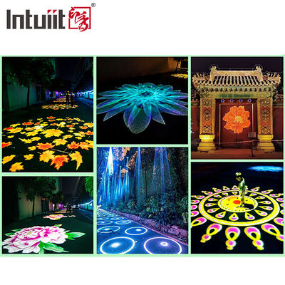 100W Αδιάβροχος Εξωτερικός LED Προβολέας Gobo Έλεγχος DMX512 Προβολέας λογοτύπου IP65 Αδιάβροχο Φως Gobo