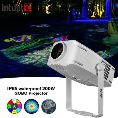 200W εξωτερική προβολή Gobo Ανερόπλεκτο IP65 DMX LED λογότυπο προβολέα Φως για το κτίριο