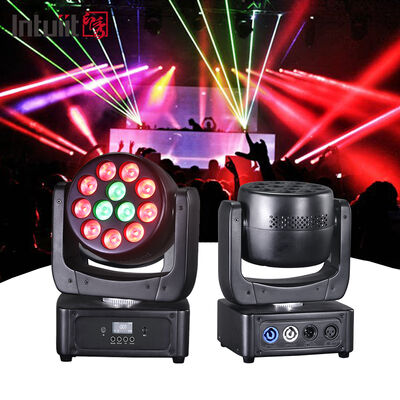 Mini Moving Head Light 112*8W RGBW 4 in 1 LED Beam Wash Effect Stage Lighting Spotlight for DJ KTV Home Party