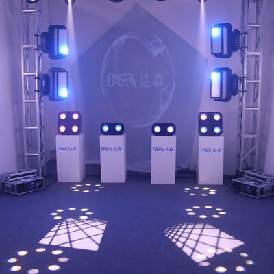 2 Eyes LED Blinder Strobe Wash DJ Spotlights DMX 200W Cool Warm White Audience Lighting for Church Venue