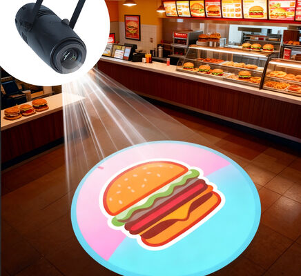 Φώτα προβολέα λογότυπου 40W Προσαρμοσμένα προβολέα GOBO για επιχειρήσεις καταστημάτων για διαφήμιση καταστημάτων και γάμους