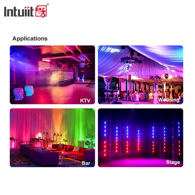 24x2W RGBW 4-in-1 LED γραμμική μπάρα πλυντηρίου τοίχων DMX512 Ηχητικά ενεργοποιημένο φως πλύσης σκηνής για κτίρια και εκδηλώσεις