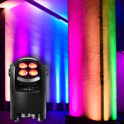 4*12W RGBW IP54 Ασύρματη μπαταρία LED Uplights για εφαρμογές κήπου