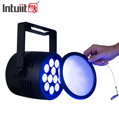 Επαγγελματικό IP65 Αδιάβροχο LED Par Light 12x20W RGBWA+UV 6in1 DMX512 Φως πλύσης σκηνής για εκδήλωση γάμου σε εξωτερικό χώρο