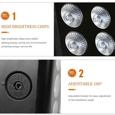 15*5W Led Par Light IP65 RGBW 4in1 Square Led Flood Light Stage Lighting