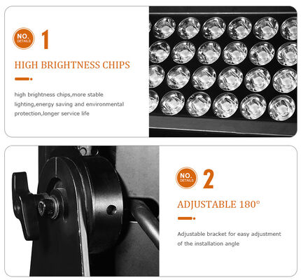 Υψηλής ισχύος RGBW 4 σε 1 1500W Led Wall Washer Light για γαμήλια πάρτι και αρχιτεκτονικές τοπίων