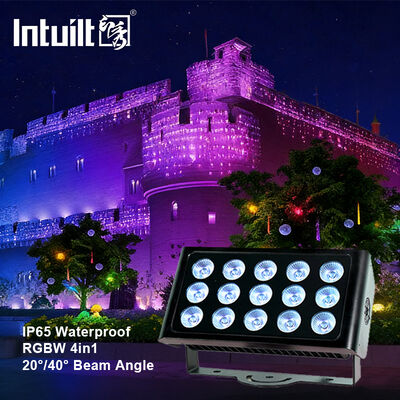 Outdoor Waterproof Architectural Lighting 80W RGBW Led Wall Washer Garden Landscape Tree Lamp led Floodlight