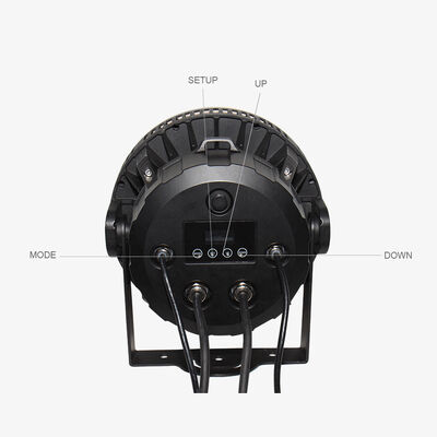Σετ φωτισμού LED PAR Can RGBW 4in1 IP65 εξωτερικού χώρου 60*12W, φως πλύσης σκηνής DMX512 για εκδηλώσεις γάμου, προσόψεις κτιρίων