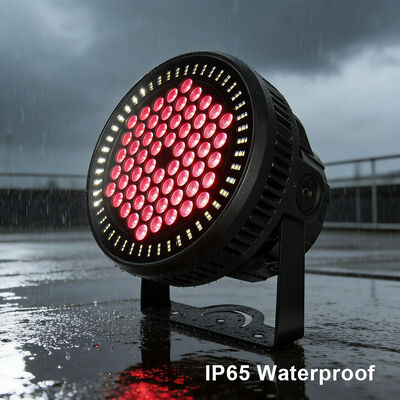 Σετ φωτισμού LED PAR Can RGBW 4in1 IP65 εξωτερικού χώρου 60*12W, φως πλύσης σκηνής DMX512 για εκδηλώσεις γάμου, προσόψεις κτιρίων