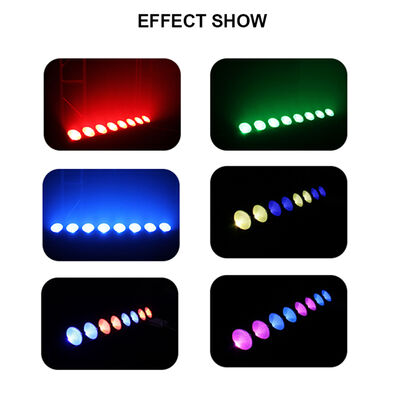 8*15W RGB Led Φωτισμός Σκηνής Bar Dj Strobe Φωτισμός Πάρτι Bar 3 σε 1 Wall Washer Light Εσωτερικού Χώρου με DMX Control AutoPlay για Εκκλησία Χριστούγεννα Γάμος Χορός