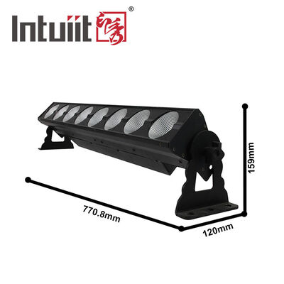 8*15W RGB Led Φωτισμός Σκηνής Bar Dj Strobe Φωτισμός Πάρτι Bar 3 σε 1 Wall Washer Light Εσωτερικού Χώρου με DMX Control AutoPlay για Εκκλησία Χριστούγεννα Γάμος Χορός
