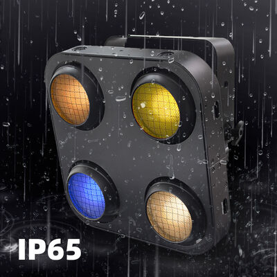 400W Αδιάβροχα φώτα για τυφλά μάτια 4 με RGB Ζεστά λευκά κίτρινα χρώματα για σκηνή LED τυφλά μάτια IP65 Φως κοινού