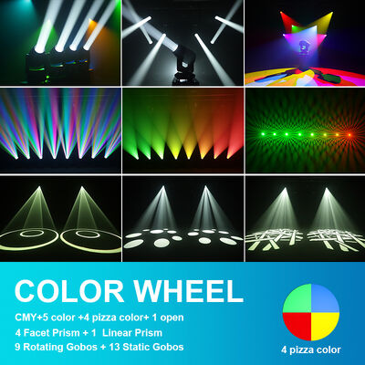 Εξωτερική δέσμη LED 280W Spot Wash Moving Head Light CMY Linear Mixing Stage Effect Lighting for Theme Park Event Wedding Show
