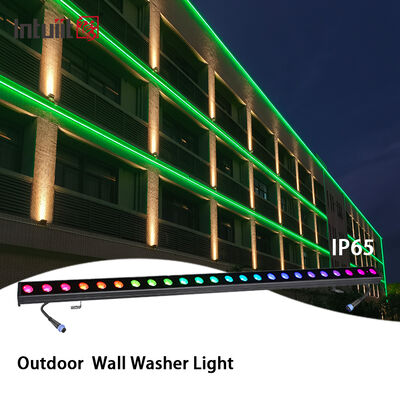 Εξωτερικό IP65 LED φως πλυντηρίου τοίχων RGBW 24*2W 4-in-1 DMX512 Γραμμική σκηνική φωτιστική γραμμή για αρχιτεκτονική τοπίο κτίριο εξωτερική διακόσμηση