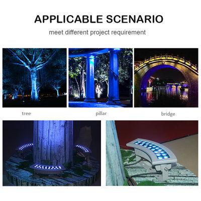 Επαγγελματικό 36W RGBW LED Landscape Flood Light IP65 Outdoor Tree Uplighting for Park Architecture Project