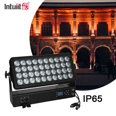 Επαγγελματικό 400W LED Outdoor Stage Light RGBW 4in1 40x10W IP65 Φως Κατακλυσμού DMX512 Φως πλύσης για συναυλία Event Festival Show