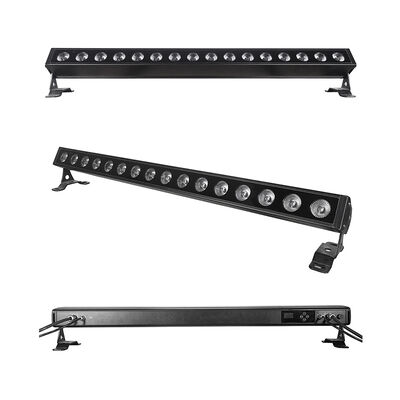 IP65 Εξωτερικός χώρος 16x5W RGBW 4-σε-1 LED Linear Wall Washer Bar Light DMX512 Stage Architecture Wash Lighting