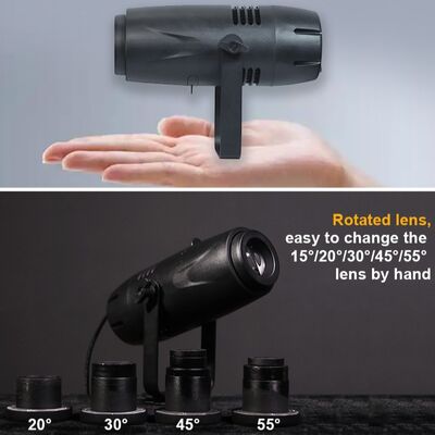 Επαγγελματικό 40W LED εσωτερικό Gobo Projector Φως περιστρεφόμενο Custom Image Logo Projection Lamp για γάμο Διακόσμηση εστιατορίου