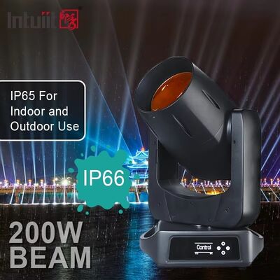 Εξωτερικό IP66 LED 200W Beam Moving Head Light Σκοτεινή ακτίνα φωτισμός σκηνικής για νυχτερινό κλαμπ DJ Disco Show Εξωτερικό πάρτι γάμου