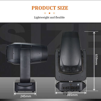 Εξωτερική δέσμη LED 280W Spot Wash Moving Head Light CMY Linear Mixing Stage Effect Lighting for Theme Park Event Wedding Show