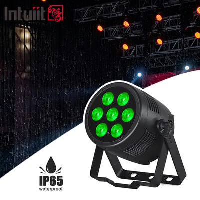 Υψηλό φωτεινό 7*20W RGBWA+UV 6in1 LED Par Light IP65 Εξωτερικό DMX512 για σκηνές συναυλιών Νυχτερινά κέντρα
