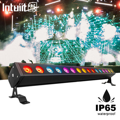 IP65 Εξωτερικός χώρος 16x5W RGBW 4-σε-1 LED Linear Wall Washer Bar Light DMX512 Stage Architecture Wash Lighting