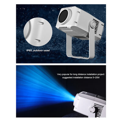 Φως προβολής 100W Logo Gobo Projector Light IP65 εξωτερική προβολή DMX512 Custom Pattern για διαφήμιση, κτίριο & εκδηλώσεις