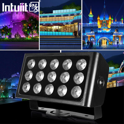 15x5W RGBW 4-in-1 IP65 εξωτερικό LED φωτιστικό φωτισμού DMX512 Αδιάβροχη ευρεία δέσμη για κήπο, σκηνή & φωτισμό κτιρίων